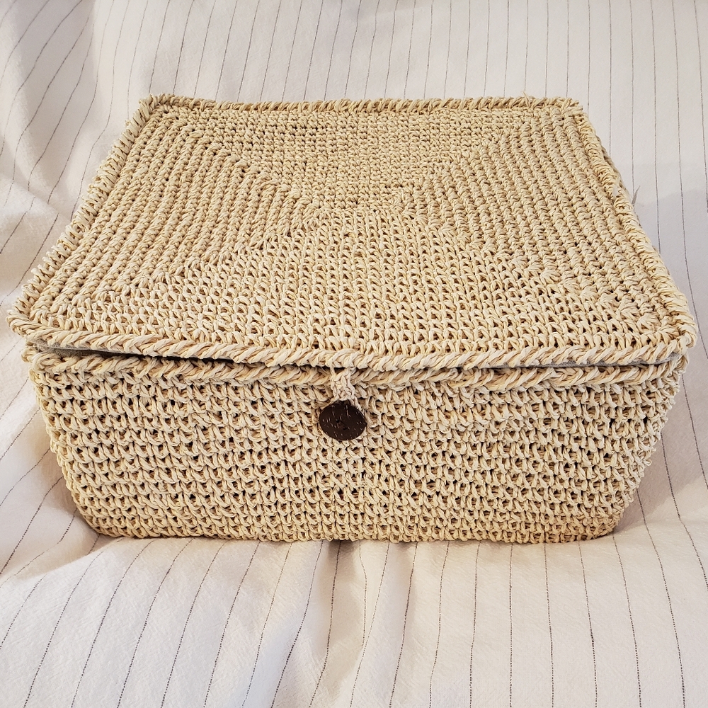 Woven Natural Storage Basket